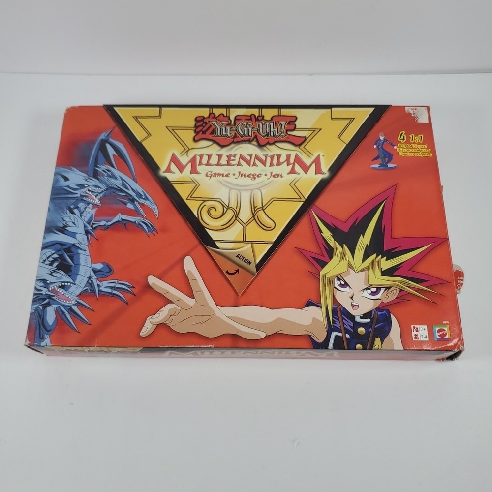 YU-GI-OH Millennium Board Game VTG 2002 Complete Set EUC 2 To 4 Players
